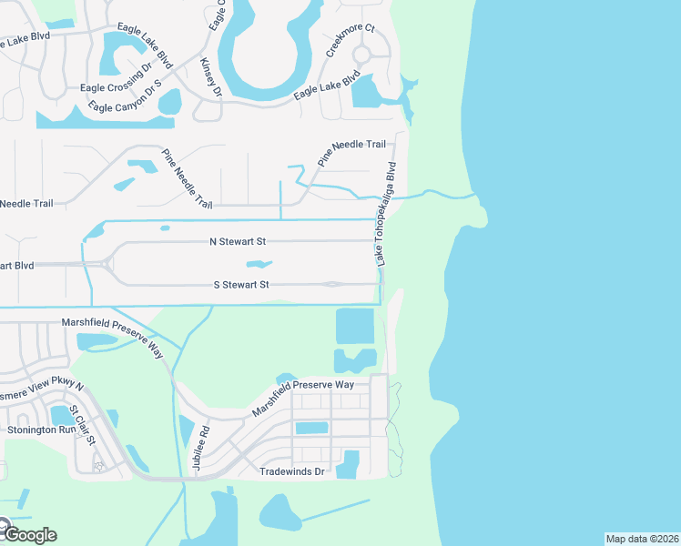 map of restaurants, bars, coffee shops, grocery stores, and more near 1913 South Stewart Street in Kissimmee