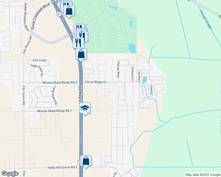 map of restaurants, bars, coffee shops, grocery stores, and more near 108 Boydfield Lane in Davenport