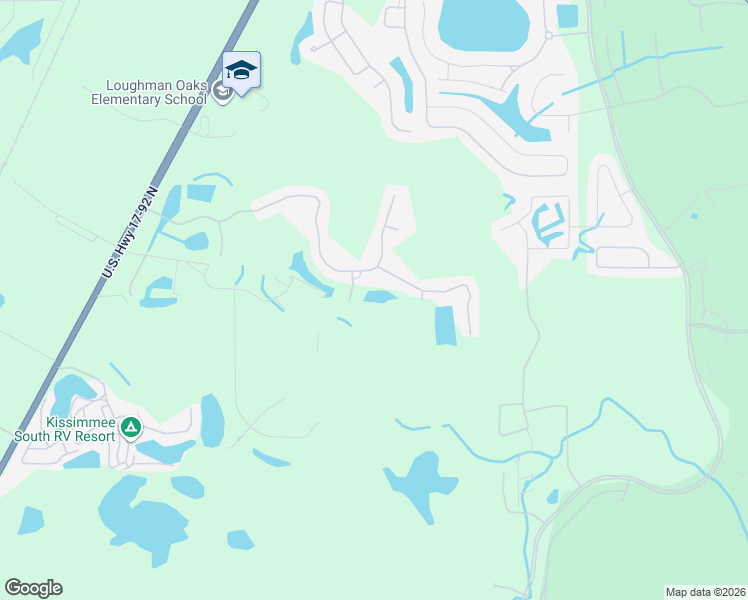 map of restaurants, bars, coffee shops, grocery stores, and more near 115 Yellow Snapdragon Drive in Davenport