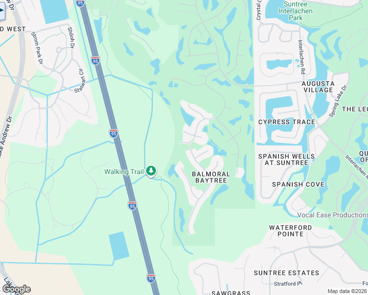 map of restaurants, bars, coffee shops, grocery stores, and more near 8253 Old Tramway Drive in Melbourne