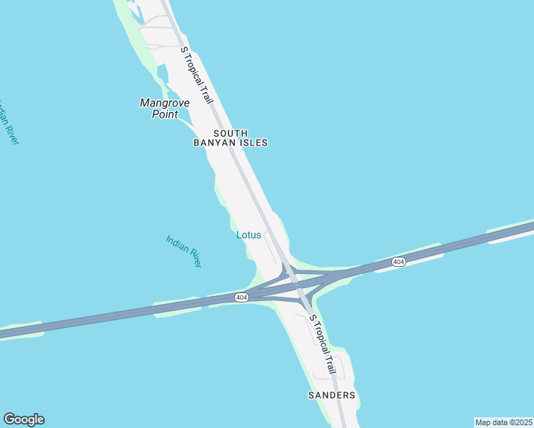 map of restaurants, bars, coffee shops, grocery stores, and more near 8140 County Road 3 in Merritt Island