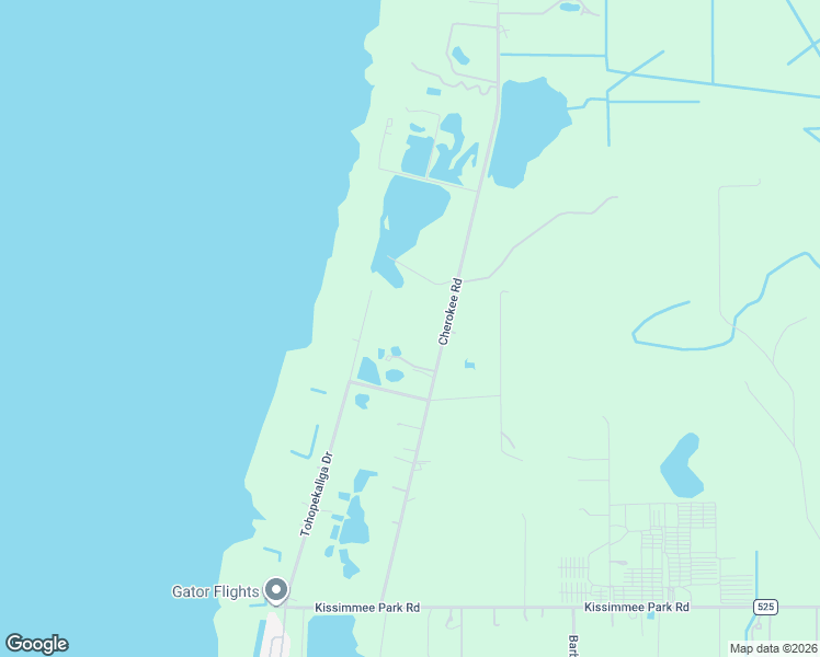 map of restaurants, bars, coffee shops, grocery stores, and more near 2944 Cherokee Road in Saint Cloud