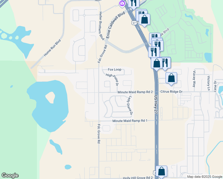 map of restaurants, bars, coffee shops, grocery stores, and more near 122 Tivoli Circle in Davenport