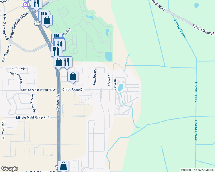 map of restaurants, bars, coffee shops, grocery stores, and more near 129 Victory Avenue in Davenport