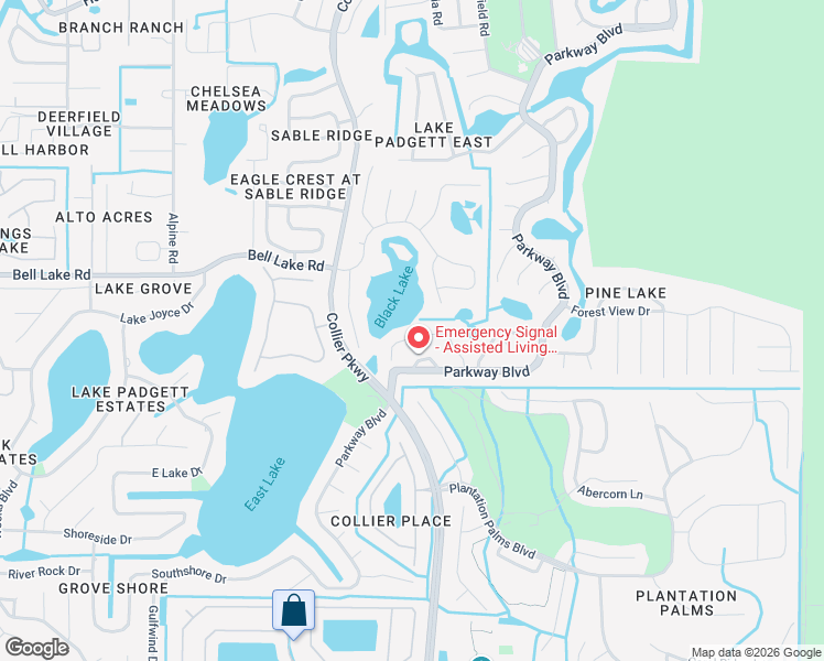 map of restaurants, bars, coffee shops, grocery stores, and more near 3917 Roswell Place in Land O' Lakes