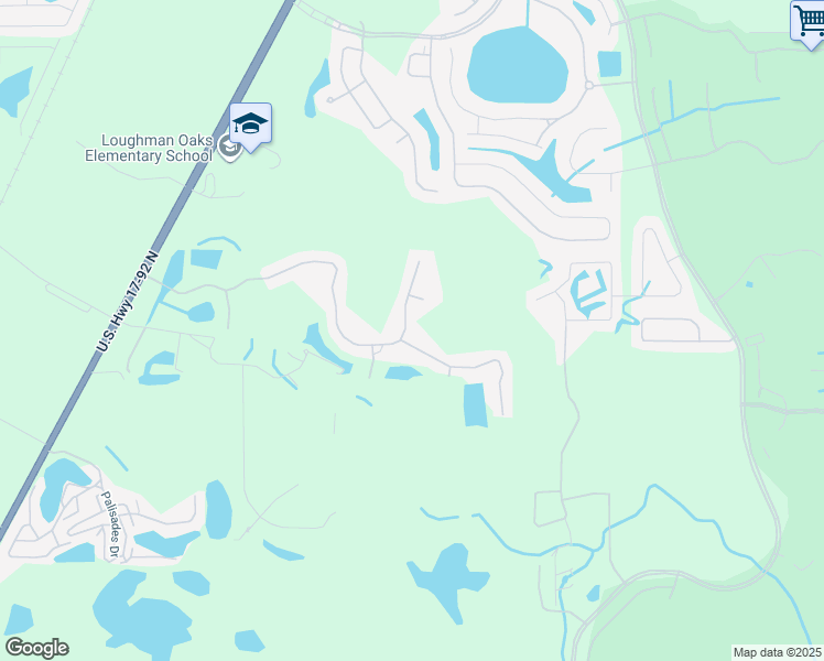 map of restaurants, bars, coffee shops, grocery stores, and more near 927 Orange Cosmos Boulevard in Davenport