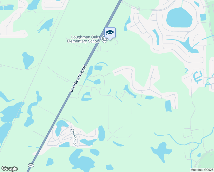 map of restaurants, bars, coffee shops, grocery stores, and more near 172 Tigerlily Court in Davenport
