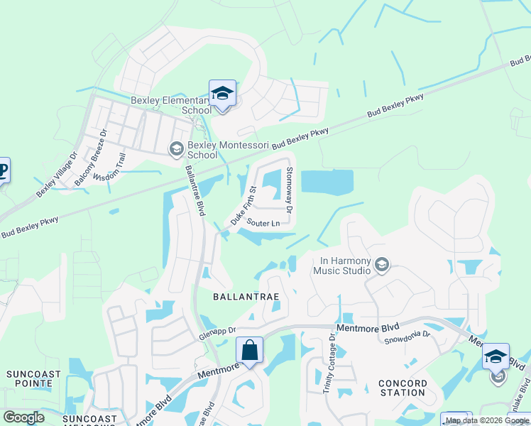 map of restaurants, bars, coffee shops, grocery stores, and more near 17914 Machair Lane in Land O' Lakes
