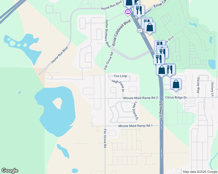 map of restaurants, bars, coffee shops, grocery stores, and more near 366 Tivoli Circle in Davenport
