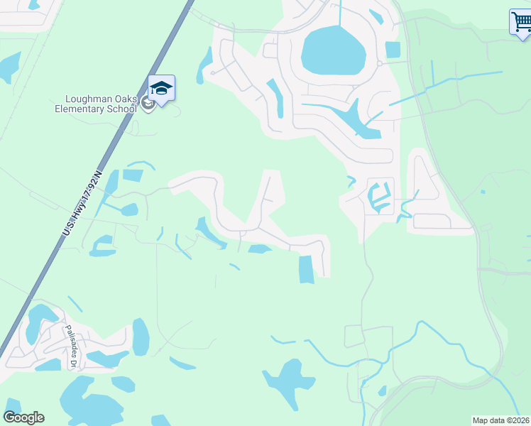 map of restaurants, bars, coffee shops, grocery stores, and more near 957 Orange Cosmos Boulevard in Davenport