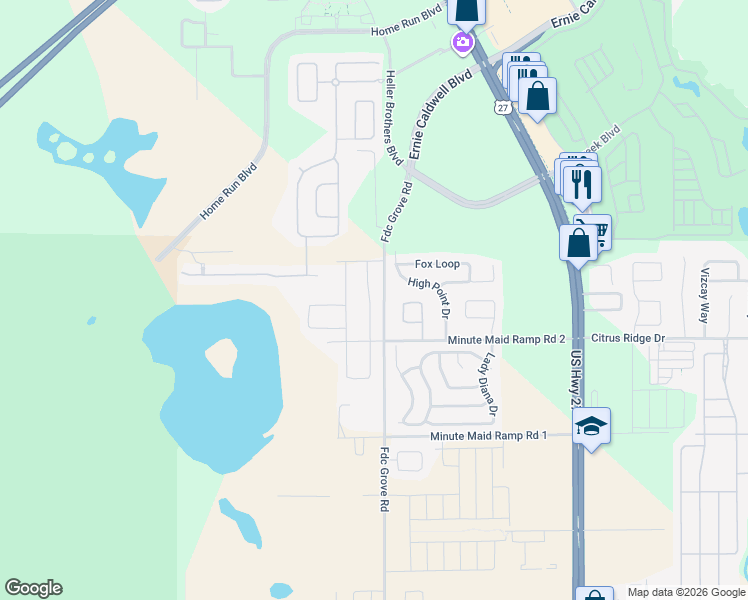 map of restaurants, bars, coffee shops, grocery stores, and more near 366 Tivoli Circle in Davenport