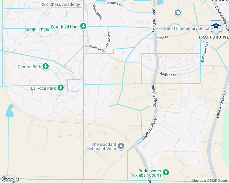 map of restaurants, bars, coffee shops, grocery stores, and more near 8437 Crimson Drive in Melbourne