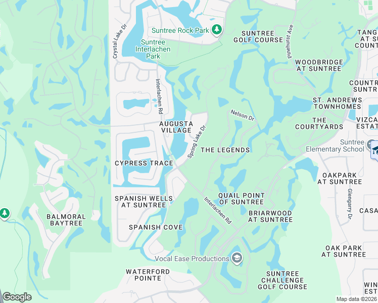 map of restaurants, bars, coffee shops, grocery stores, and more near 718 Spring Lake Drive in Melbourne