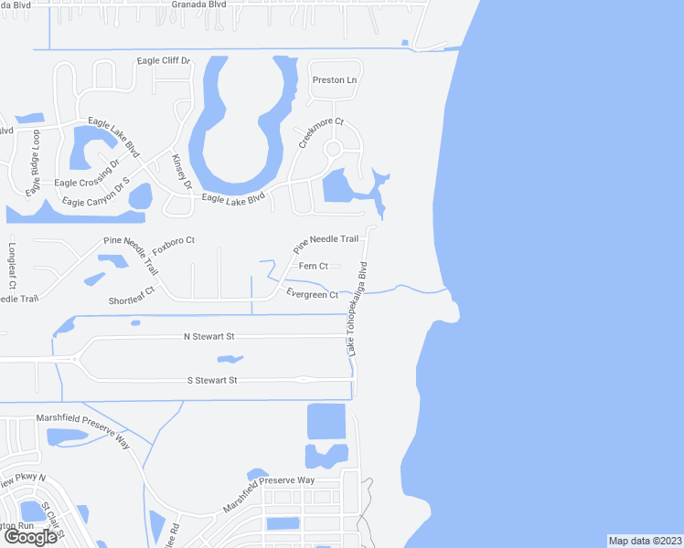 map of restaurants, bars, coffee shops, grocery stores, and more near 1700 Fern Court in Kissimmee