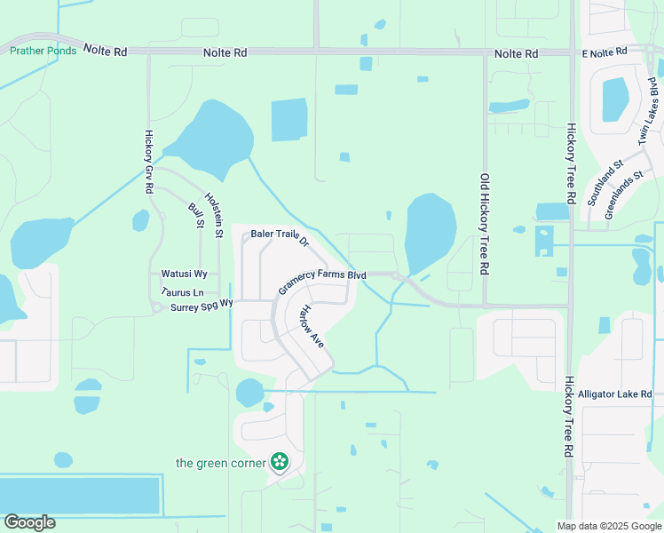 map of restaurants, bars, coffee shops, grocery stores, and more near 4599 Baler Trails Drive in St. Cloud