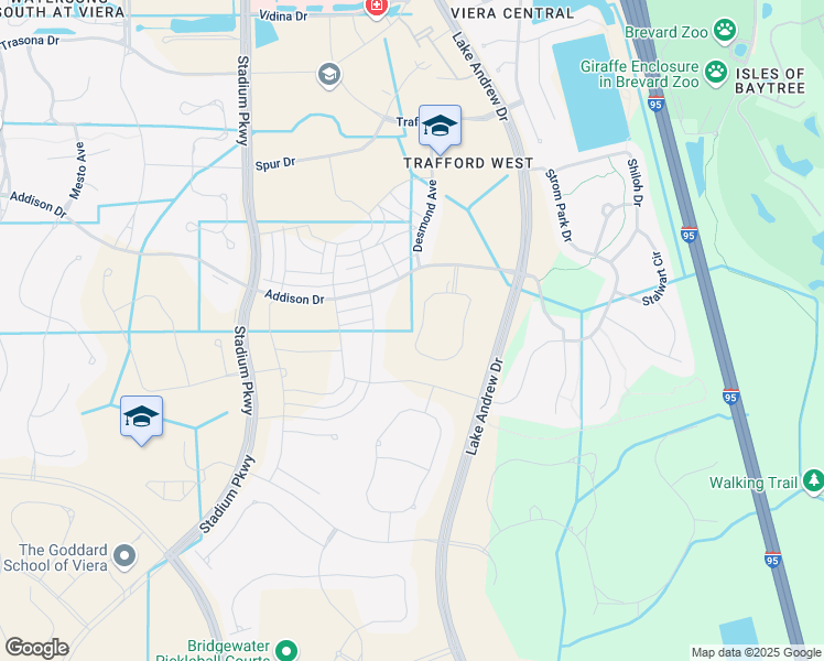 map of restaurants, bars, coffee shops, grocery stores, and more near 8112 Barrosa Circle in Melbourne