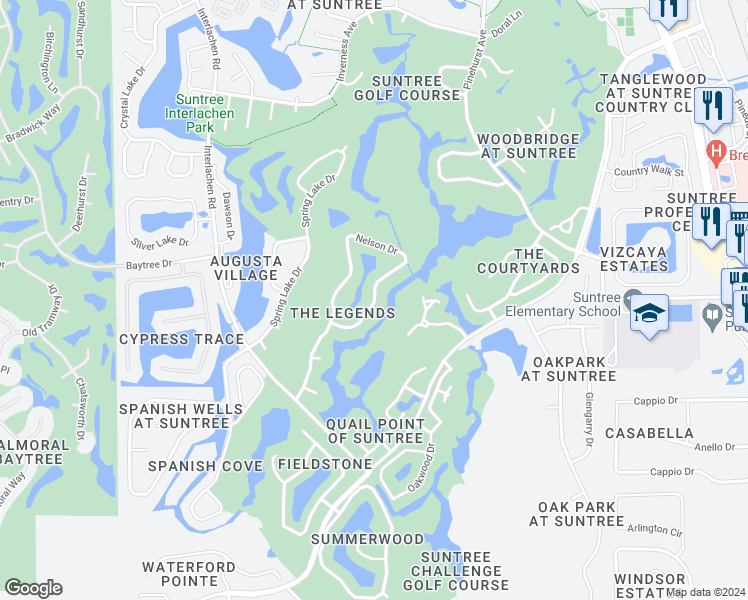 map of restaurants, bars, coffee shops, grocery stores, and more near Palmer Way in Melbourne