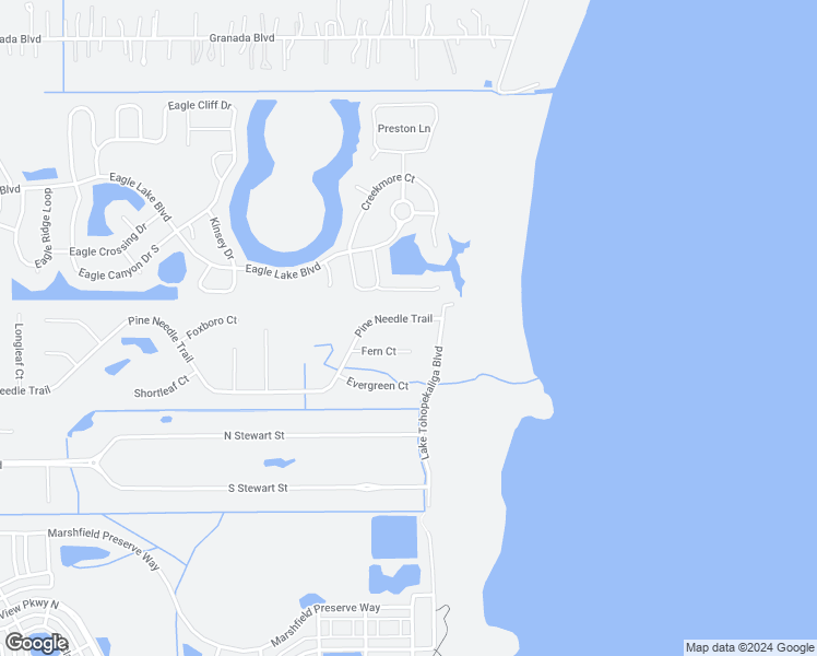 map of restaurants, bars, coffee shops, grocery stores, and more near 1860 Pine Needle Trail in Kissimmee