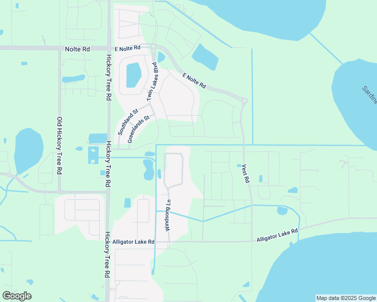 map of restaurants, bars, coffee shops, grocery stores, and more near 2800 Windsong Lane in St. Cloud