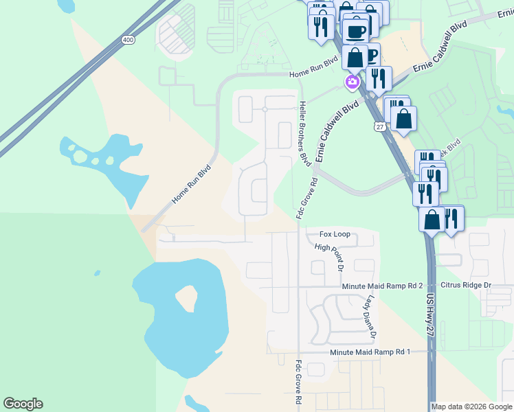 map of restaurants, bars, coffee shops, grocery stores, and more near 318 Sigmund Loop in Davenport