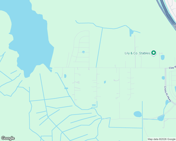 map of restaurants, bars, coffee shops, grocery stores, and more near 2640 Clay Whaley Road in St. Cloud