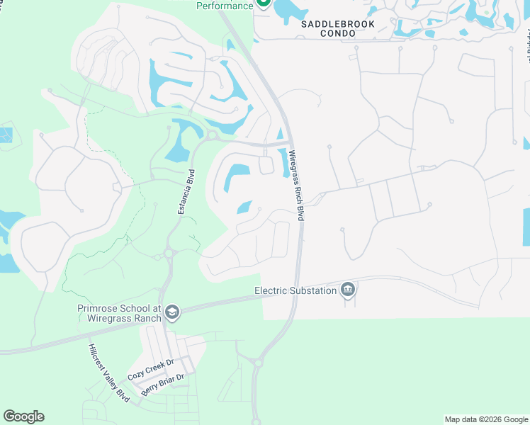 map of restaurants, bars, coffee shops, grocery stores, and more near 4196 Canino Court in Zephyrhills