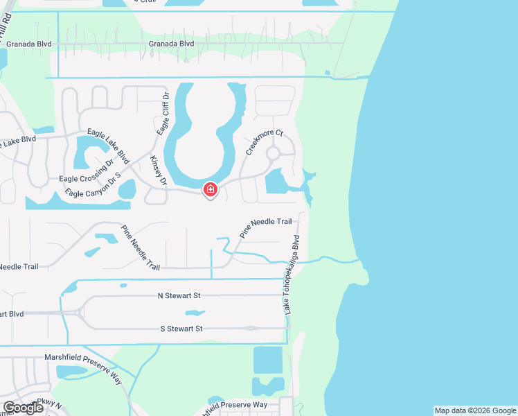 map of restaurants, bars, coffee shops, grocery stores, and more near 1941 Pine Needle Trail in Kissimmee