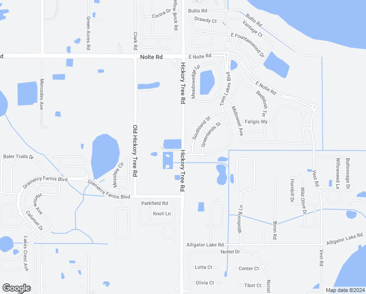 map of restaurants, bars, coffee shops, grocery stores, and more near 2971 Hickory Tree Road in St. Cloud