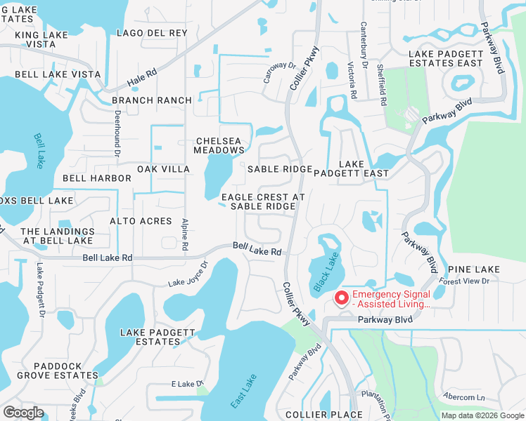 map of restaurants, bars, coffee shops, grocery stores, and more near 22803 Richardson Lane in Land O' Lakes