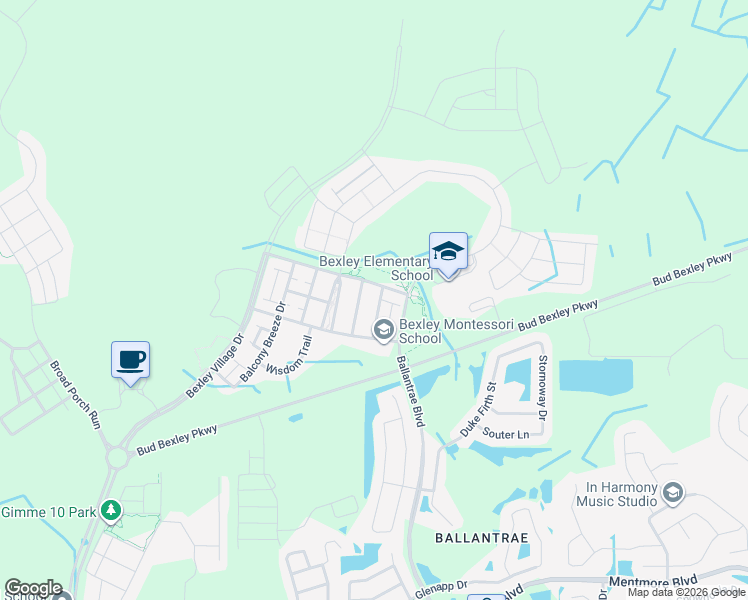 map of restaurants, bars, coffee shops, grocery stores, and more near 4166 Beeswax Lane in Land O' Lakes