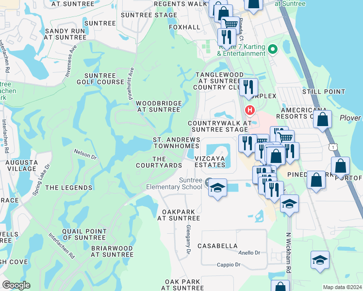 map of restaurants, bars, coffee shops, grocery stores, and more near 631 Jubilee Street in Melbourne