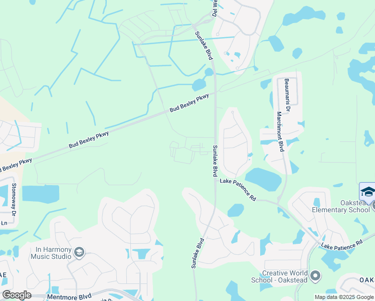 map of restaurants, bars, coffee shops, grocery stores, and more near 18779 Hampstead Heath Court in Land O' Lakes