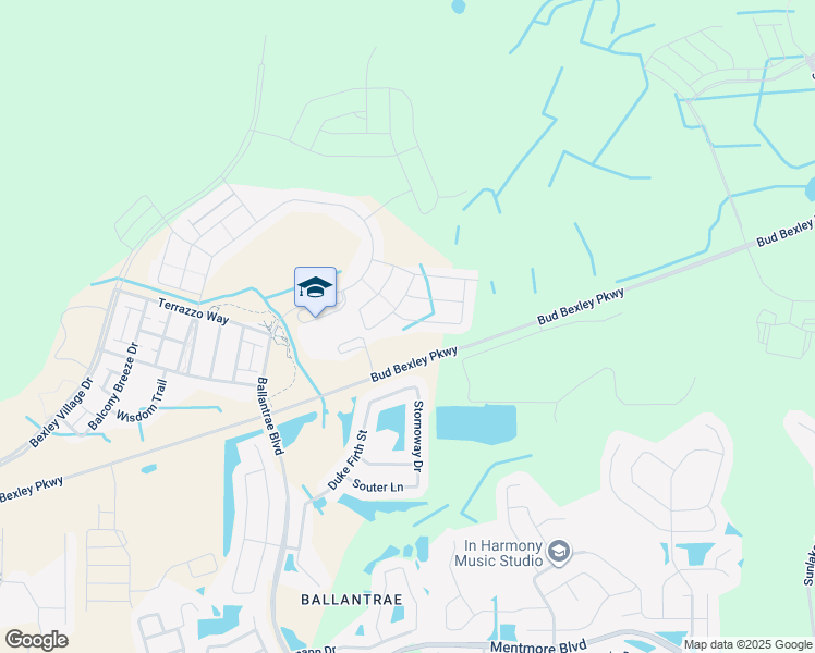 map of restaurants, bars, coffee shops, grocery stores, and more near 17970 Frame Bend in Land O' Lakes