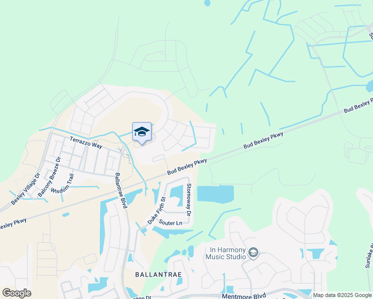 map of restaurants, bars, coffee shops, grocery stores, and more near 17970 Frame Bend in Land O' Lakes