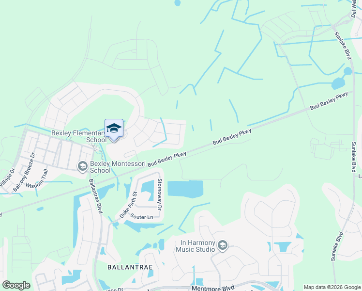 map of restaurants, bars, coffee shops, grocery stores, and more near 18090 Frame Bend in Land O' Lakes