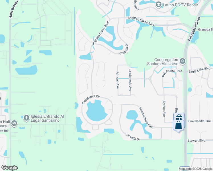 map of restaurants, bars, coffee shops, grocery stores, and more near 2762 Almond Avenue in Kissimmee