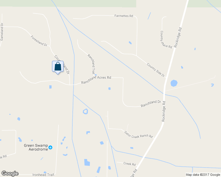 map of restaurants, bars, coffee shops, grocery stores, and more near 2050 Ranchland Acres Road in Lakeland