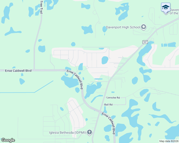 map of restaurants, bars, coffee shops, grocery stores, and more near 220 Holaway Lane in Davenport