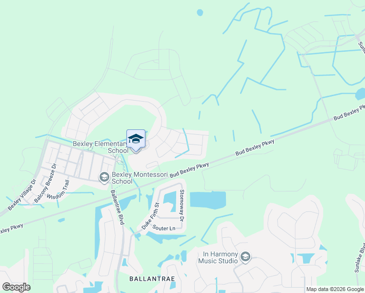 map of restaurants, bars, coffee shops, grocery stores, and more near 18026 Fenders Way in Land O' Lakes
