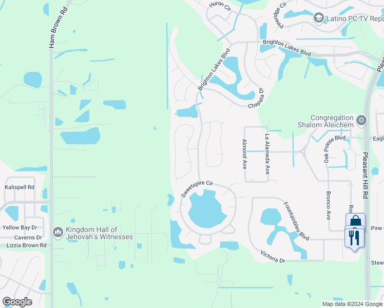 map of restaurants, bars, coffee shops, grocery stores, and more near 2762 Patrician Cir in Kissimmee