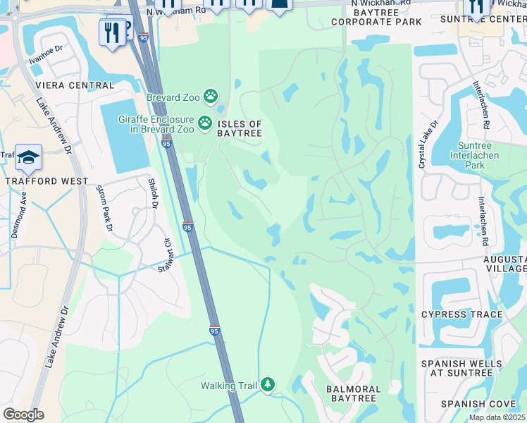 map of restaurants, bars, coffee shops, grocery stores, and more near 920 Glen Abbey Way in Melbourne