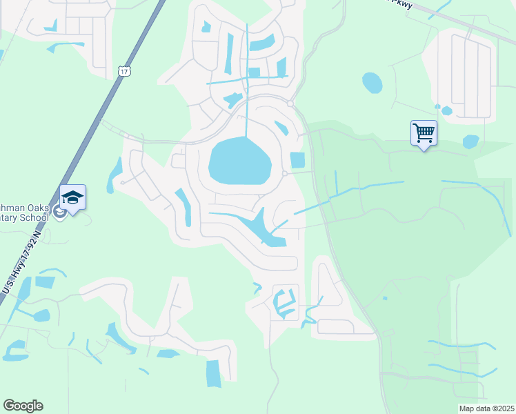 map of restaurants, bars, coffee shops, grocery stores, and more near 2068 Cypress Ridge Drive in Davenport