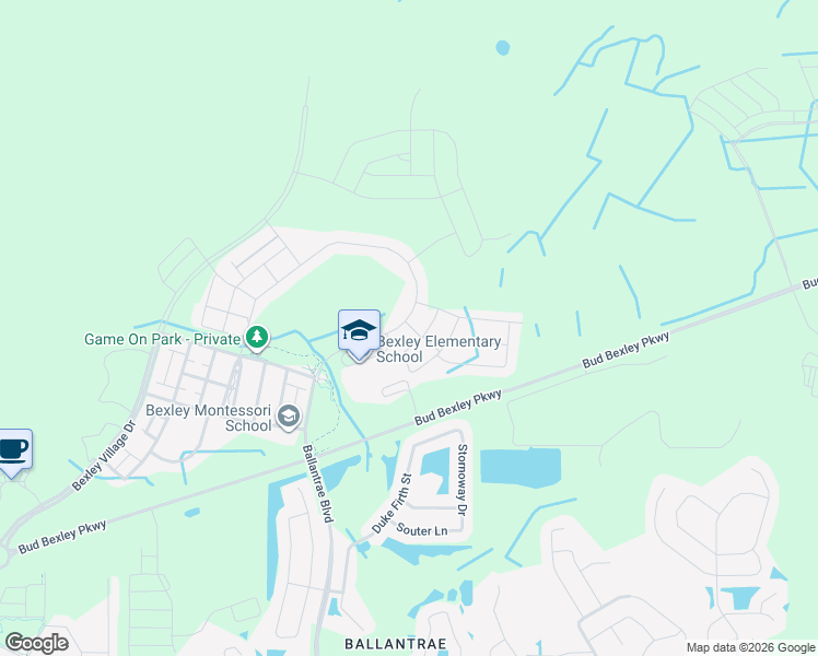 map of restaurants, bars, coffee shops, grocery stores, and more near 4117 Cadence Loop in Land O' Lakes