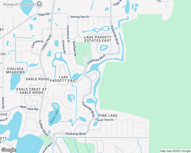 map of restaurants, bars, coffee shops, grocery stores, and more near 23418 Cherbourg Loop in Land O' Lakes