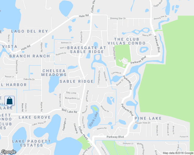 map of restaurants, bars, coffee shops, grocery stores, and more near 4323 Longshore Drive in Land O' Lakes