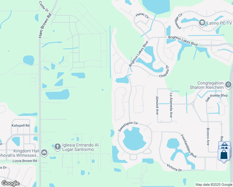map of restaurants, bars, coffee shops, grocery stores, and more near 2689 Patrician Circle in Kissimmee