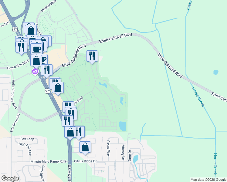 map of restaurants, bars, coffee shops, grocery stores, and more near 236 Par Pines Boulevard in Davenport