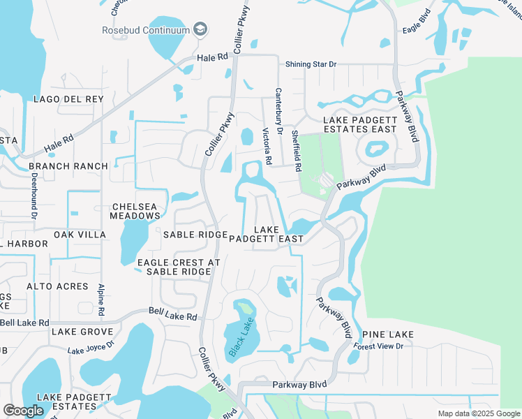 map of restaurants, bars, coffee shops, grocery stores, and more near 4410 Longshore Drive in Land O' Lakes
