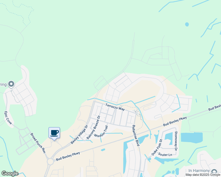 map of restaurants, bars, coffee shops, grocery stores, and more near 4428 Slipstream Dr. in Land O' Lakes