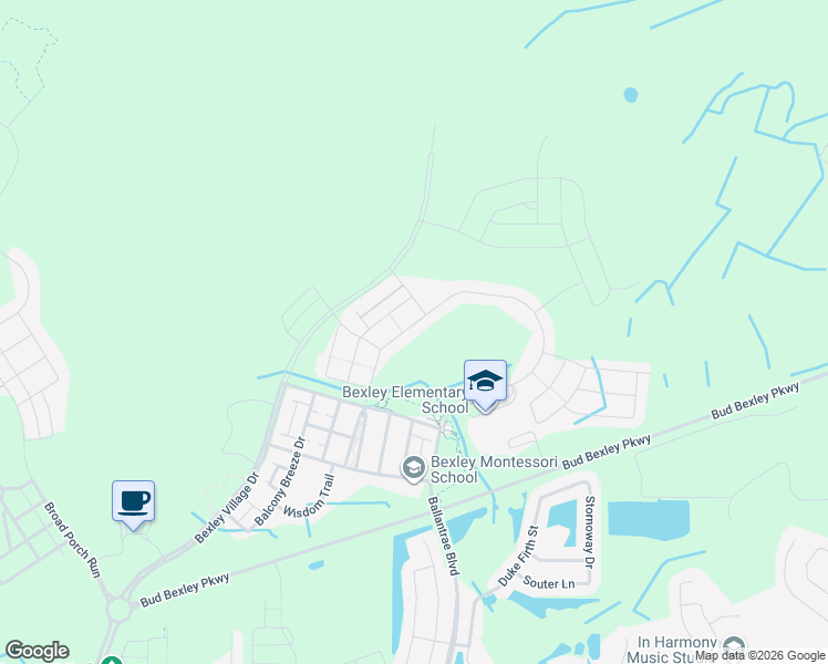 map of restaurants, bars, coffee shops, grocery stores, and more near 5011 Ballantrae Boulevard in Land O' Lakes